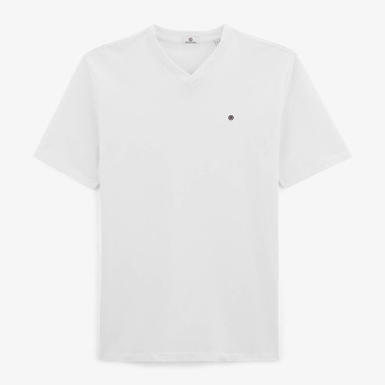 serge blanco T-shirt manches courtes Thibault blanc