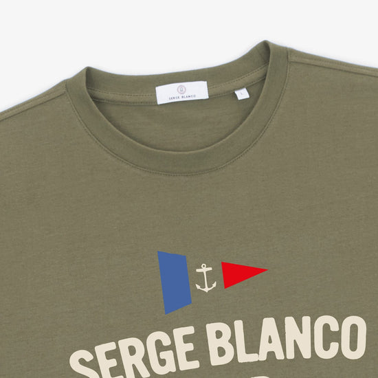 Serge Blanco T-shirt Manches Courtes Tigran Vert Teck