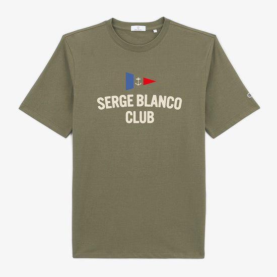 serge blanco T-shirt manches courtes Tigran vert teck