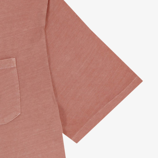 Serge Blanco T-shirt Manches Courtes Tim Avec Poche Poitrine Rose Skin