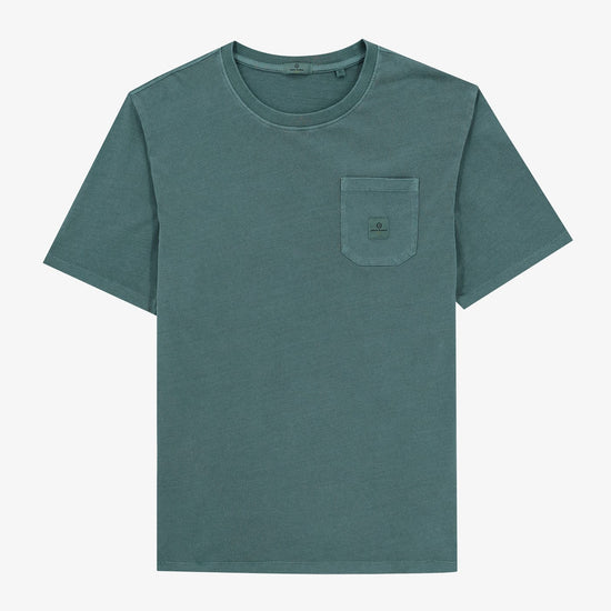 serge blanco T-shirt manches courtes Tim avec poche poitrine vert mint