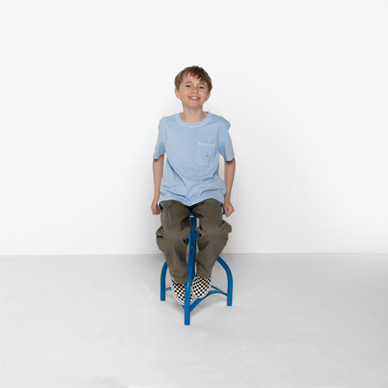 Serge Blanco T-shirt Manches Courtes Tim Junior Bleu Ciel