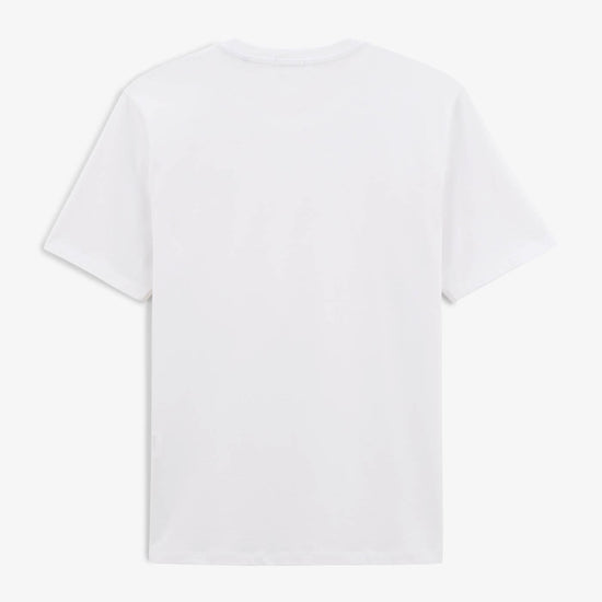 Serge Blanco T-shirt Manches Courtes Tucker Broderie Cerise Blanc