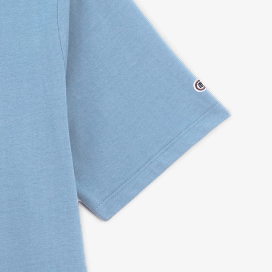 Serge Blanco T-shirt Manches Courtes Turin Imprimé SERGE Bleu Nuage