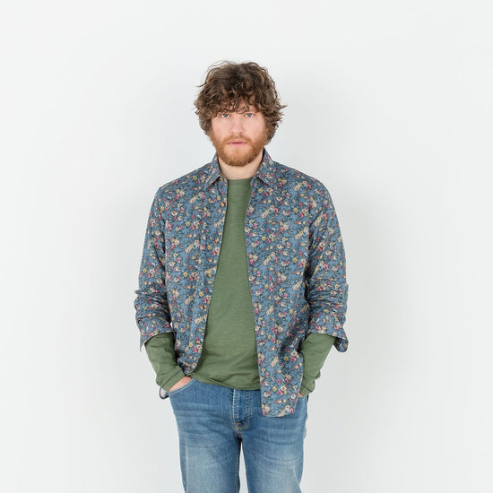 Serge Blanco T-shirt Manches Longues Vert Militaire