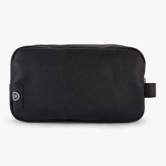 Serge Blanco Trousse De Toilette London En Cuir Noir