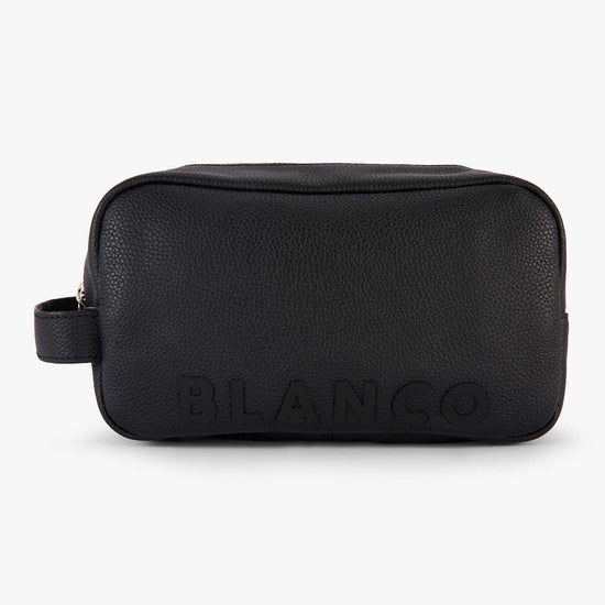 serge blanco Trousse de toilette London en cuir noir