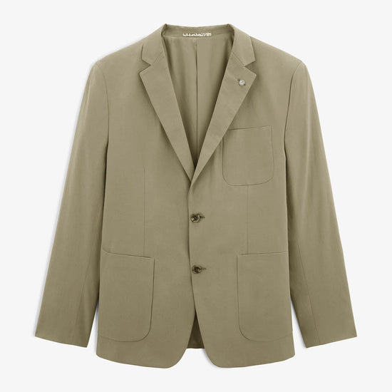 serge blanco Veste blazer Simonni en coton vert teck