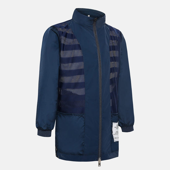 Serge Blanco Veste Longue Coupe-vent Junior Bleu Marine PLAY