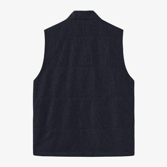Serge Blanco Veste Sans Manches Donatien En Maille Dark Navy