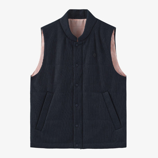 serge blanco Veste sans manches Donatien en maille dark navy