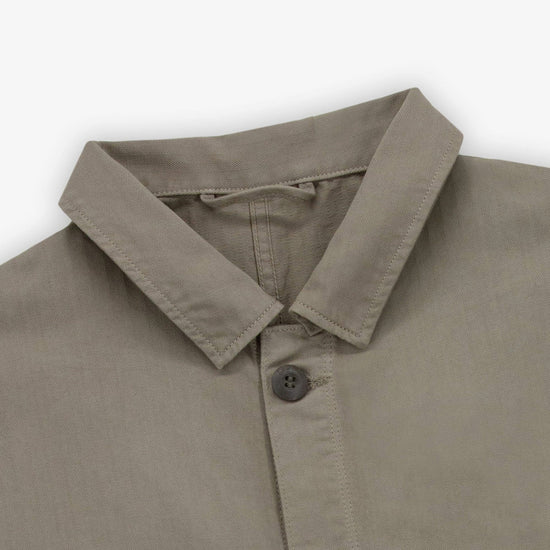 Serge Blanco Veste Worker Wendel à Chevrons Vert Teck