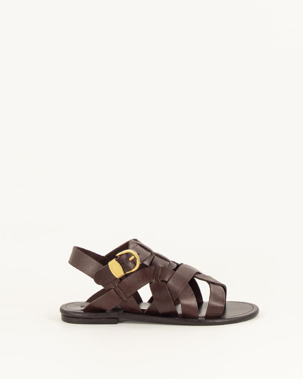 Sessun ALVOR Dark Brown Leather