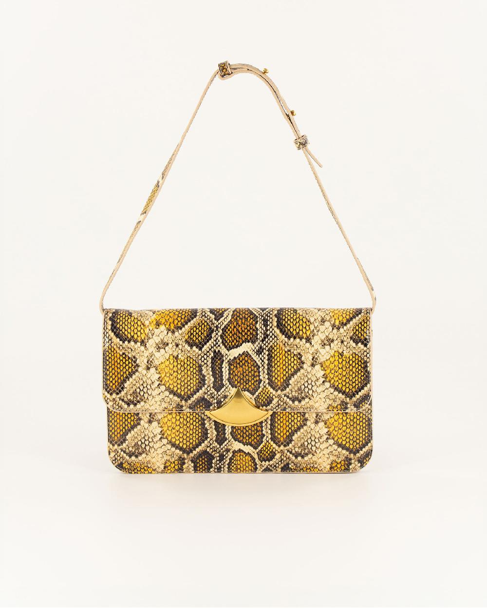 Sessun DIVILUZ POUCH Yellow Python