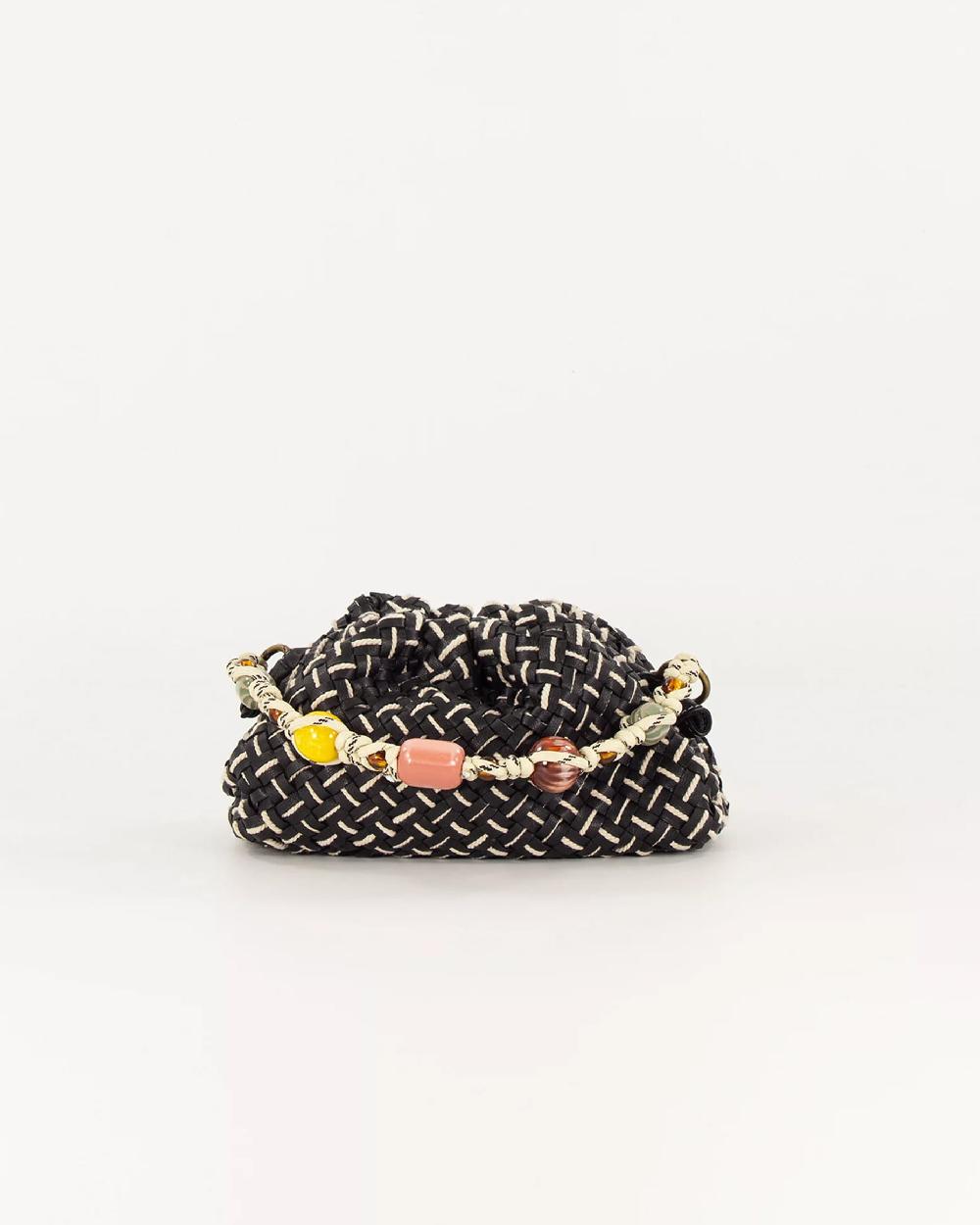 sessun LUNA CLUTCH Whiblack