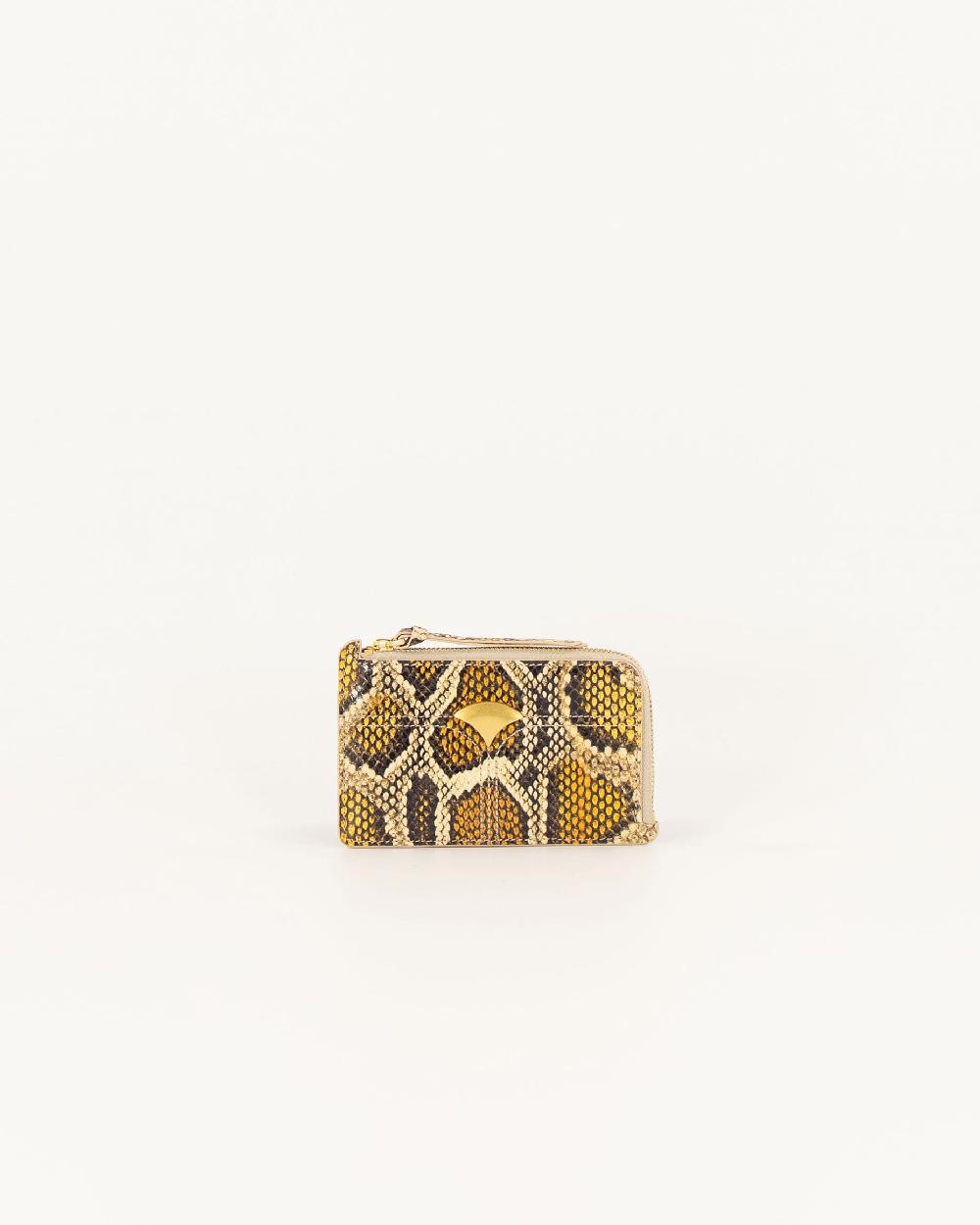 sessun LUZI Purse Yellow Python