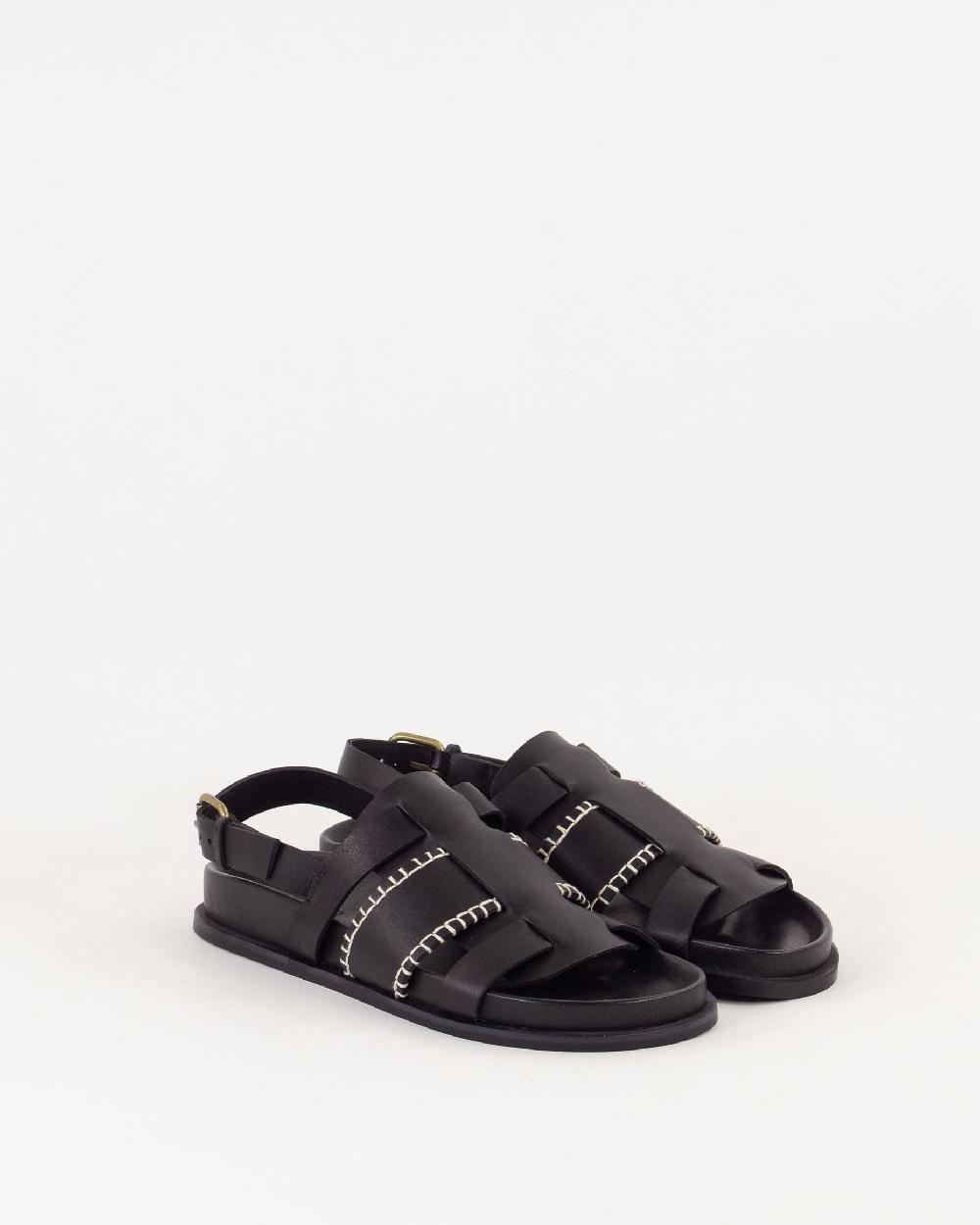 sessun SIDI Black Leather