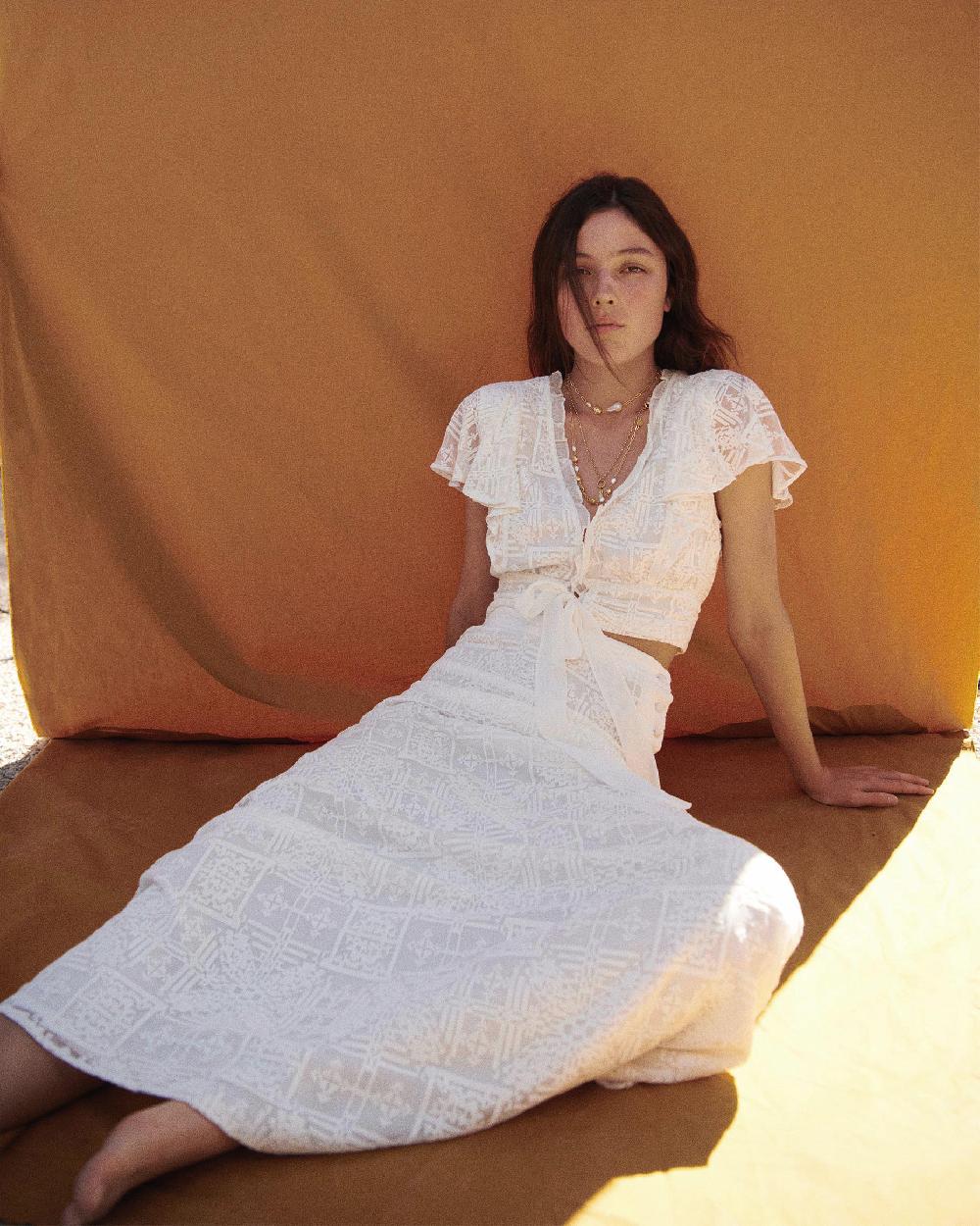 sessun Top DEAR Antic white