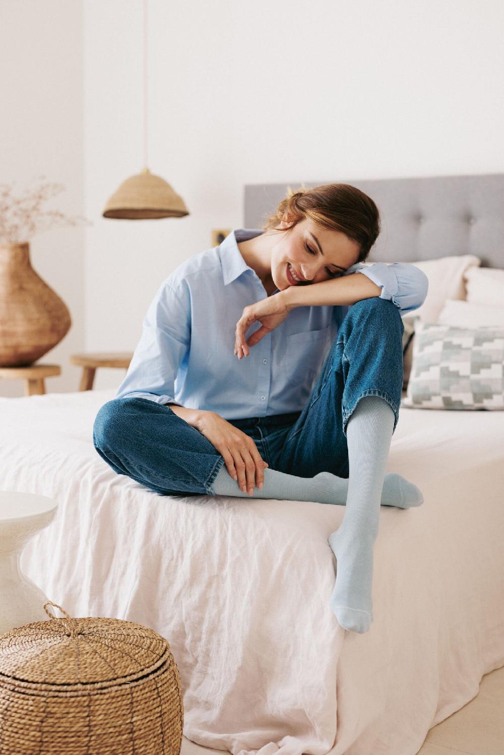 sigvaris Coton Bio 55% - Chaussettes de contention femme