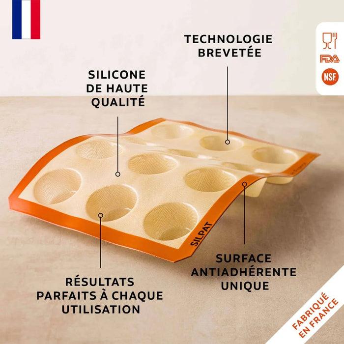 Silpat Moule 12 Savarins Carrés