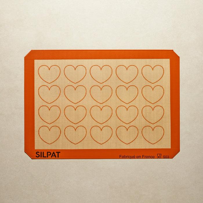 silpat Toile 20 coeurs