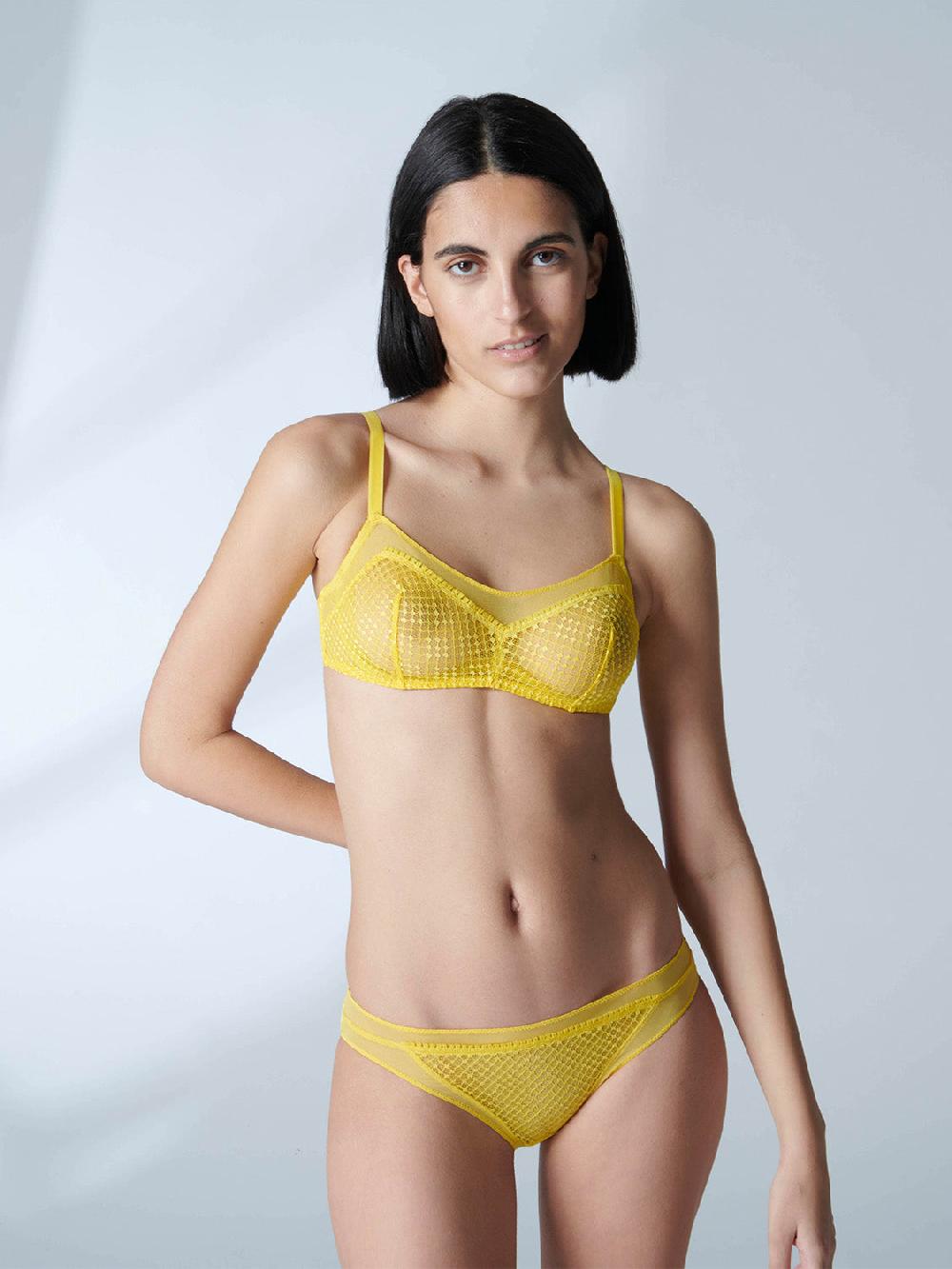 Simone Pérèle Brassière Souple Avec Armatures - Jaune Chrome