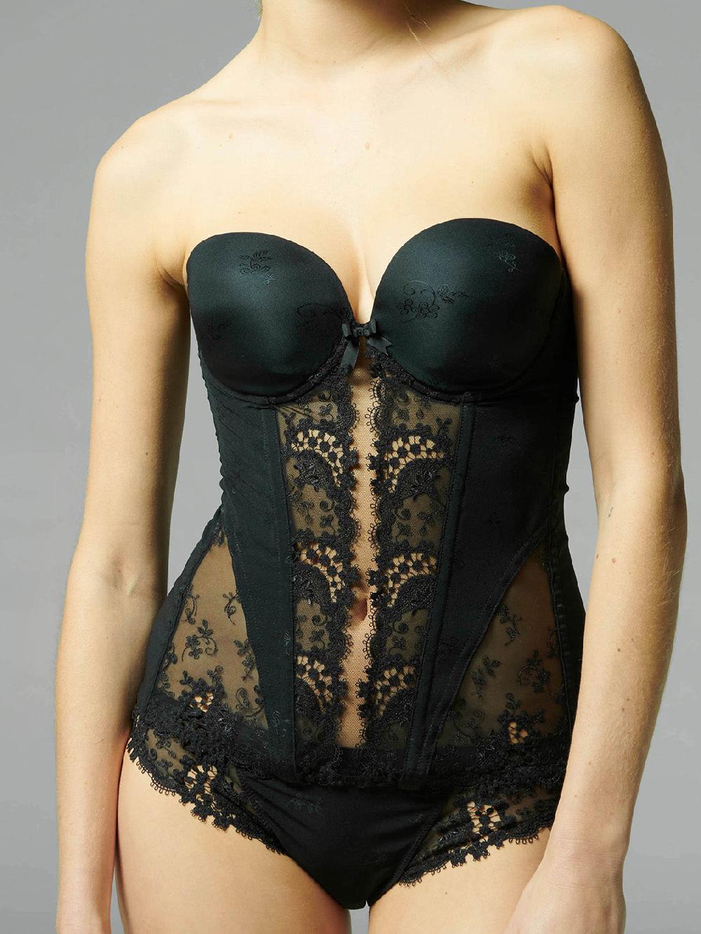 Simone Pérèle Guépière - Noir