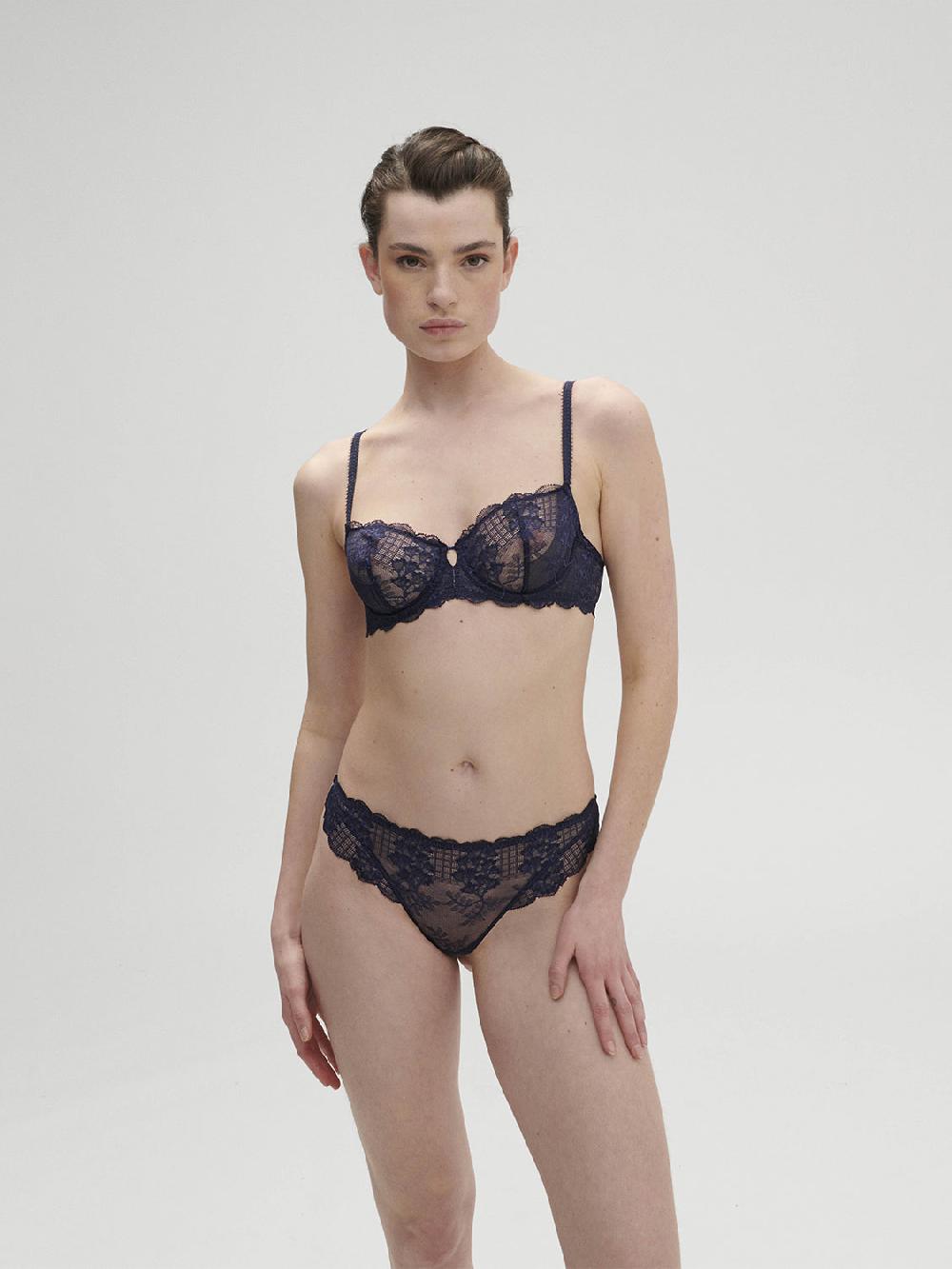 Simone Pérèle Soutien-gorge Corbeille - Bleu Cosmic