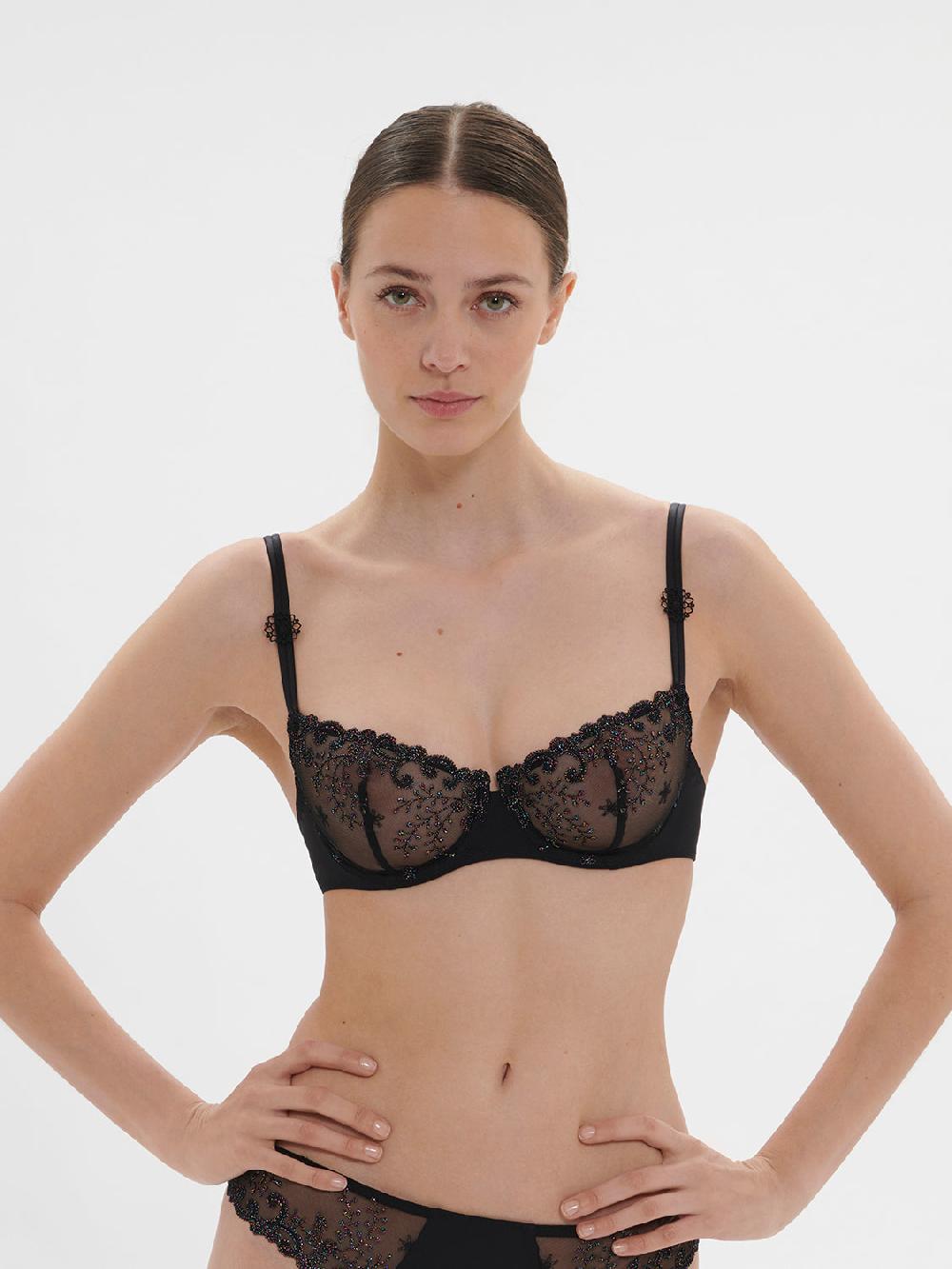 simone pérèle Soutien-gorge corbeille - Noir Gem simone pérèle Soutien-gorge corbeille - Noir Gem