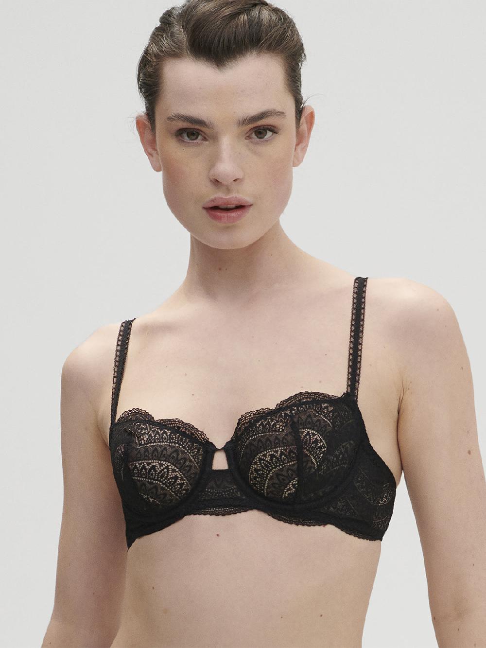 simone pérèle Soutien-gorge corbeille - Noir