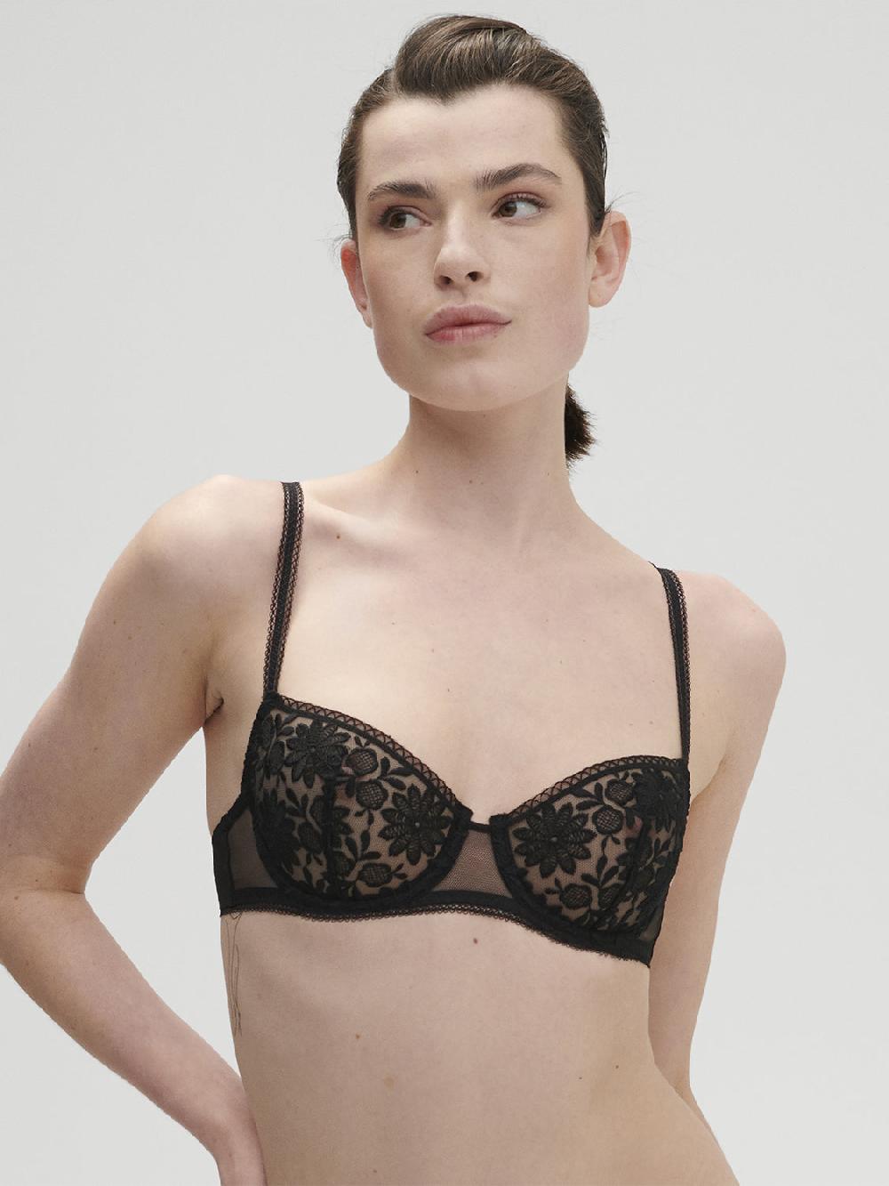 simone pérèle Soutien-gorge corbeille - Noir