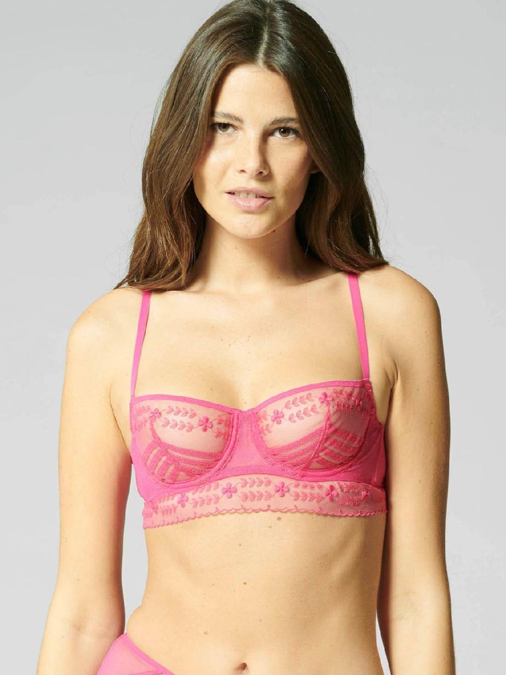 Simone Pérèle Soutien-gorge Corbeille - Rose Disco