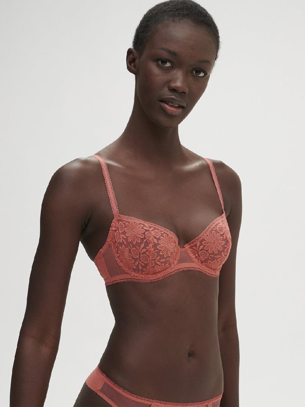 simone pérèle Soutien-gorge corbeille - Rose Texas
