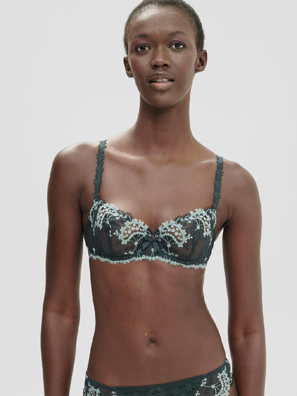 simone pérèle Soutien-gorge corbeille - Vert Kolsaï