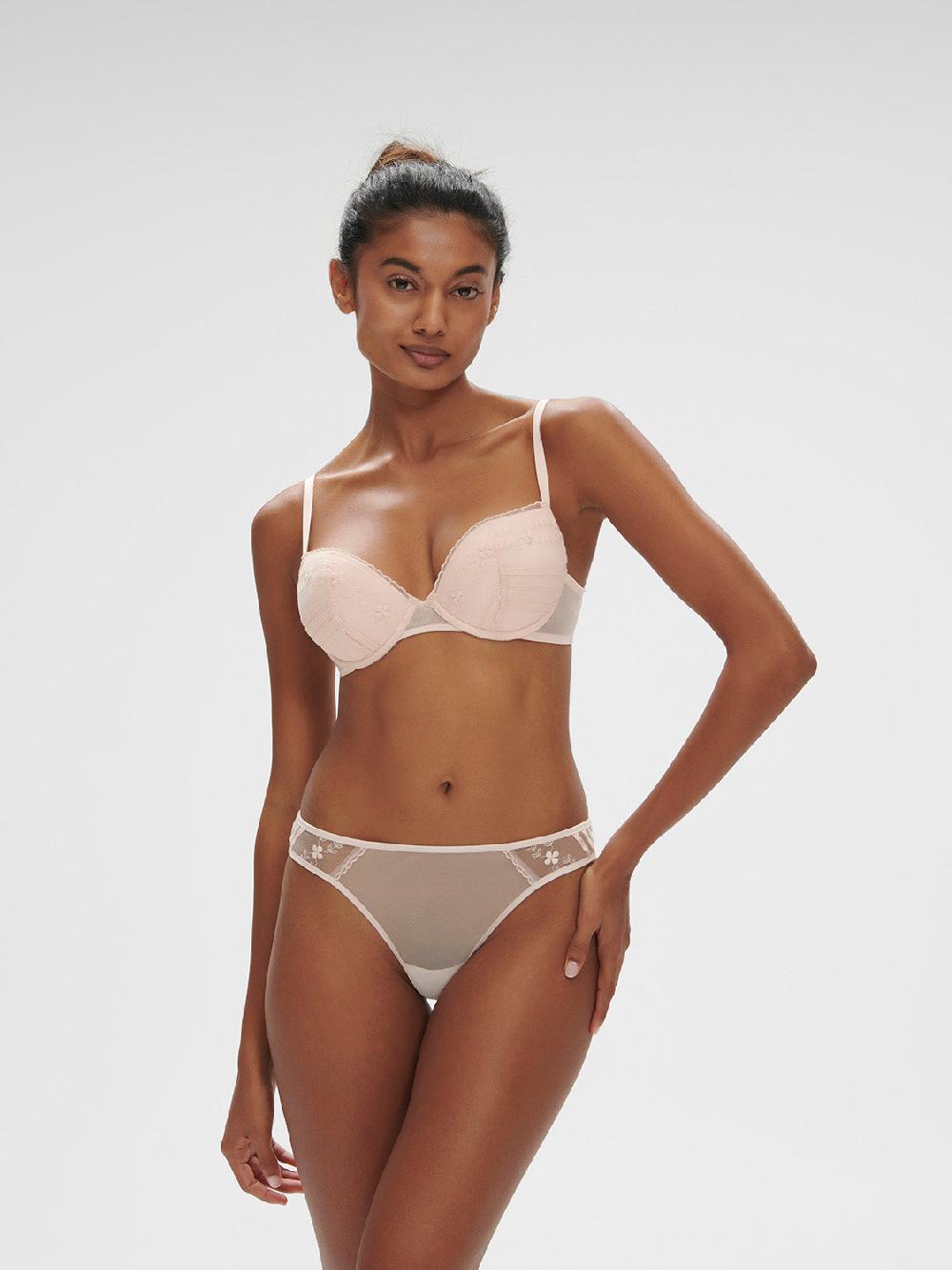 Simone Pérèle Soutien-gorge Push-up - Poudre Pétale