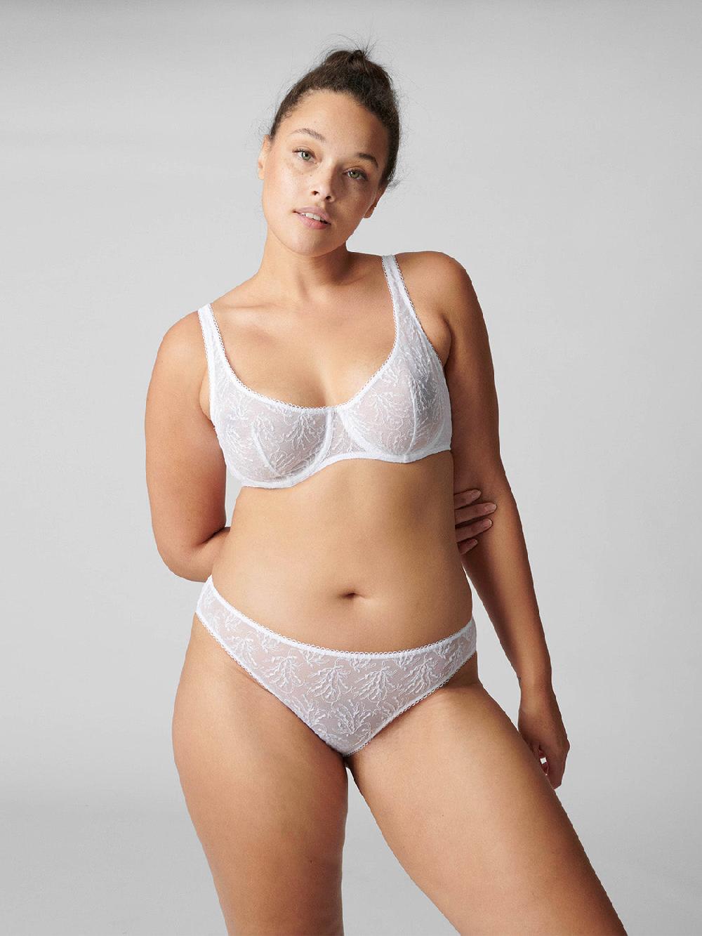 simone pérèle Soutien-gorge armatures décolleté galbé - Blanc