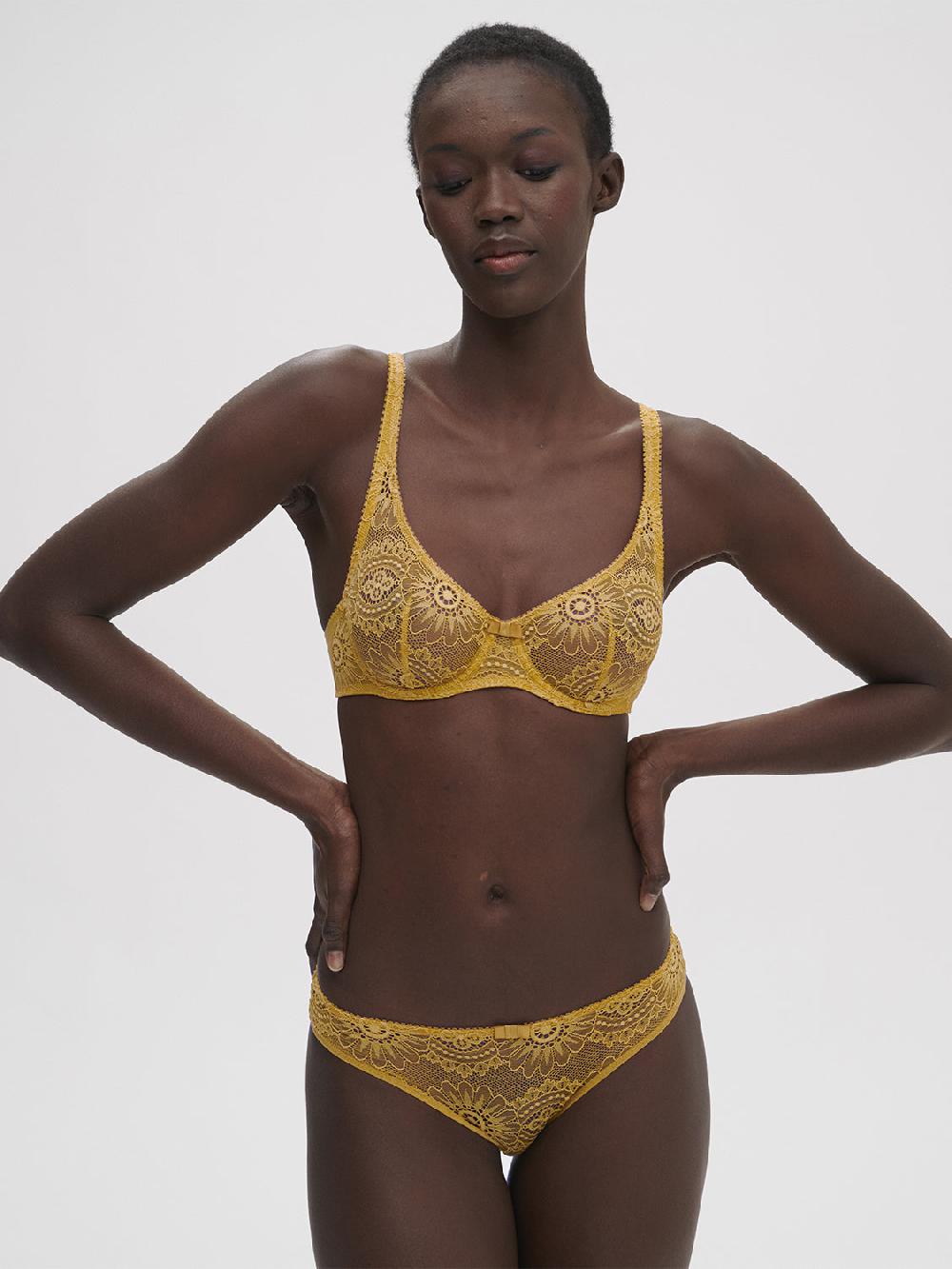 Simone Pérèle Soutien-gorge Armatures Décolleté Galbé - Golden Yellow
