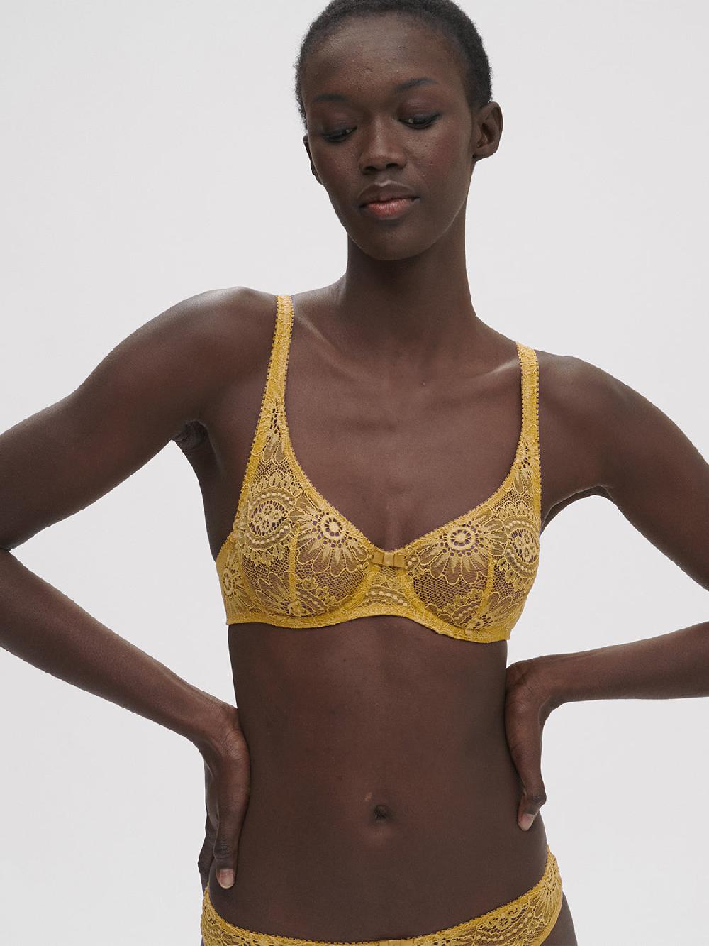 simone pérèle Soutien-gorge armatures décolleté galbé - Golden Yellow