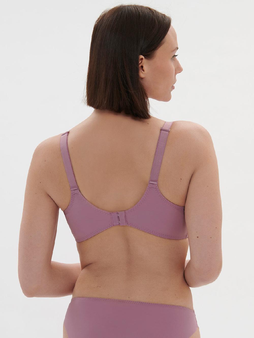 Simone Pérèle Soutien-gorge Avec Armature Décolleté Carré - Mauve Glamour