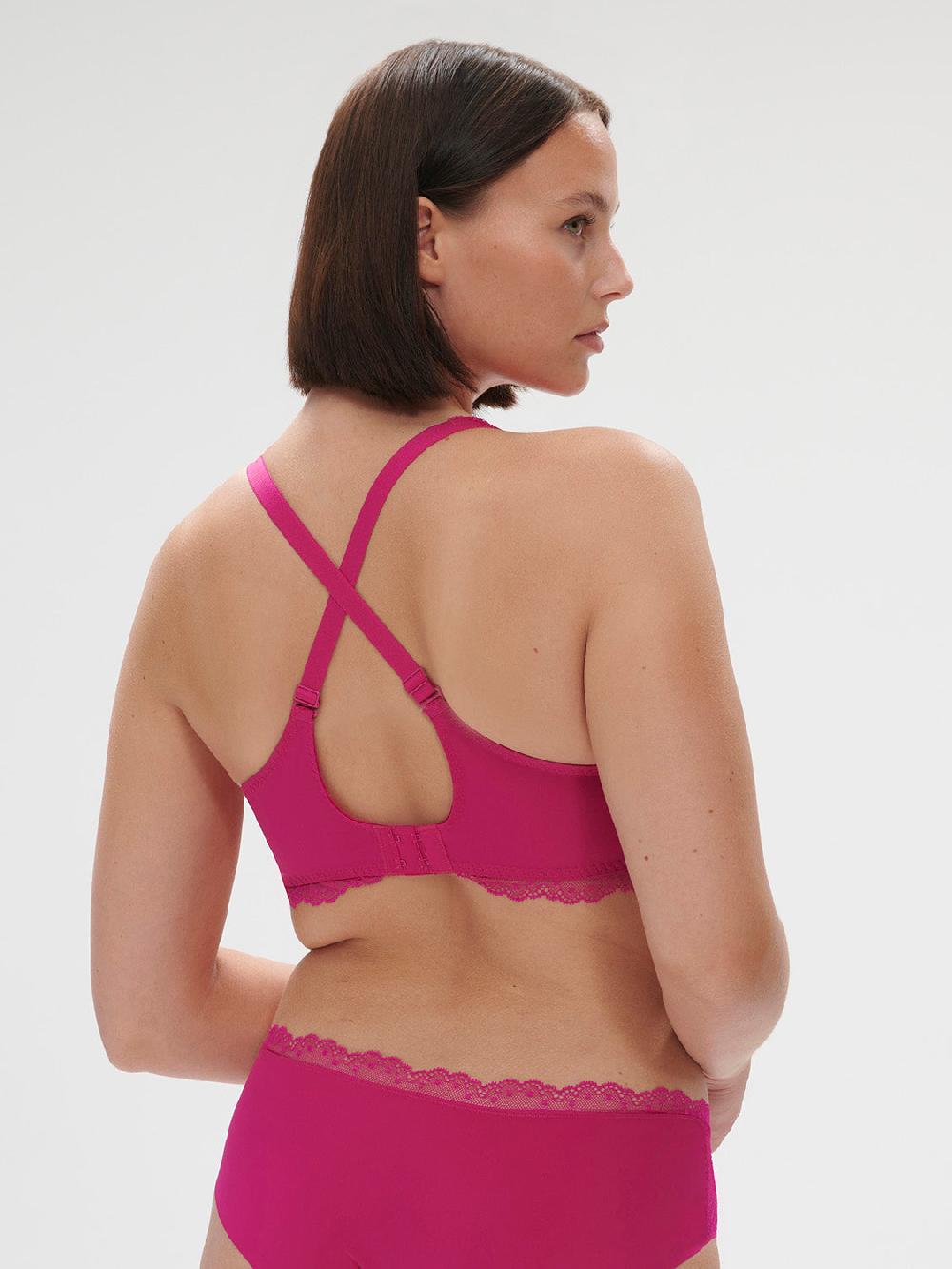 Simone Pérèle Soutien-gorge Avec Armature Décolleté Carré - Rose Hibiscus