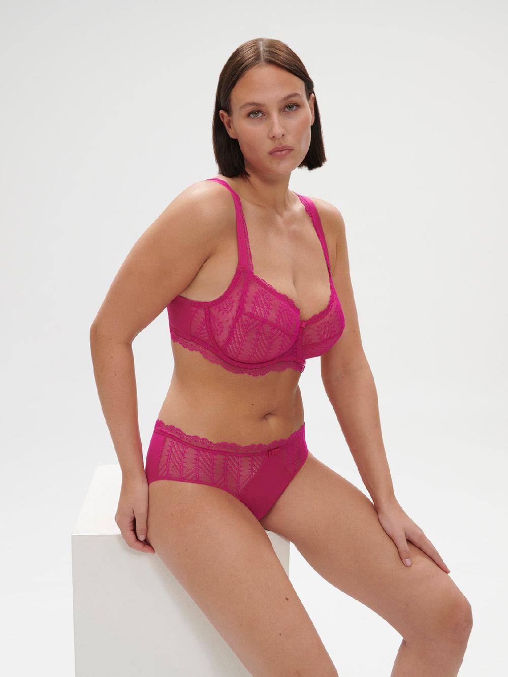 Simone Pérèle Soutien-gorge Avec Armature Décolleté Carré - Rose Hibiscus