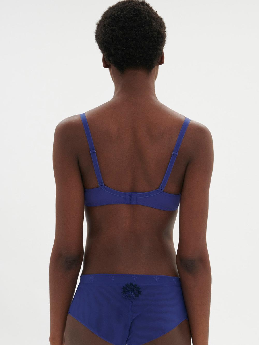 Simone Pérèle Soutien-gorge Avec Armature Décolleté Plongeant - Bleu électrique