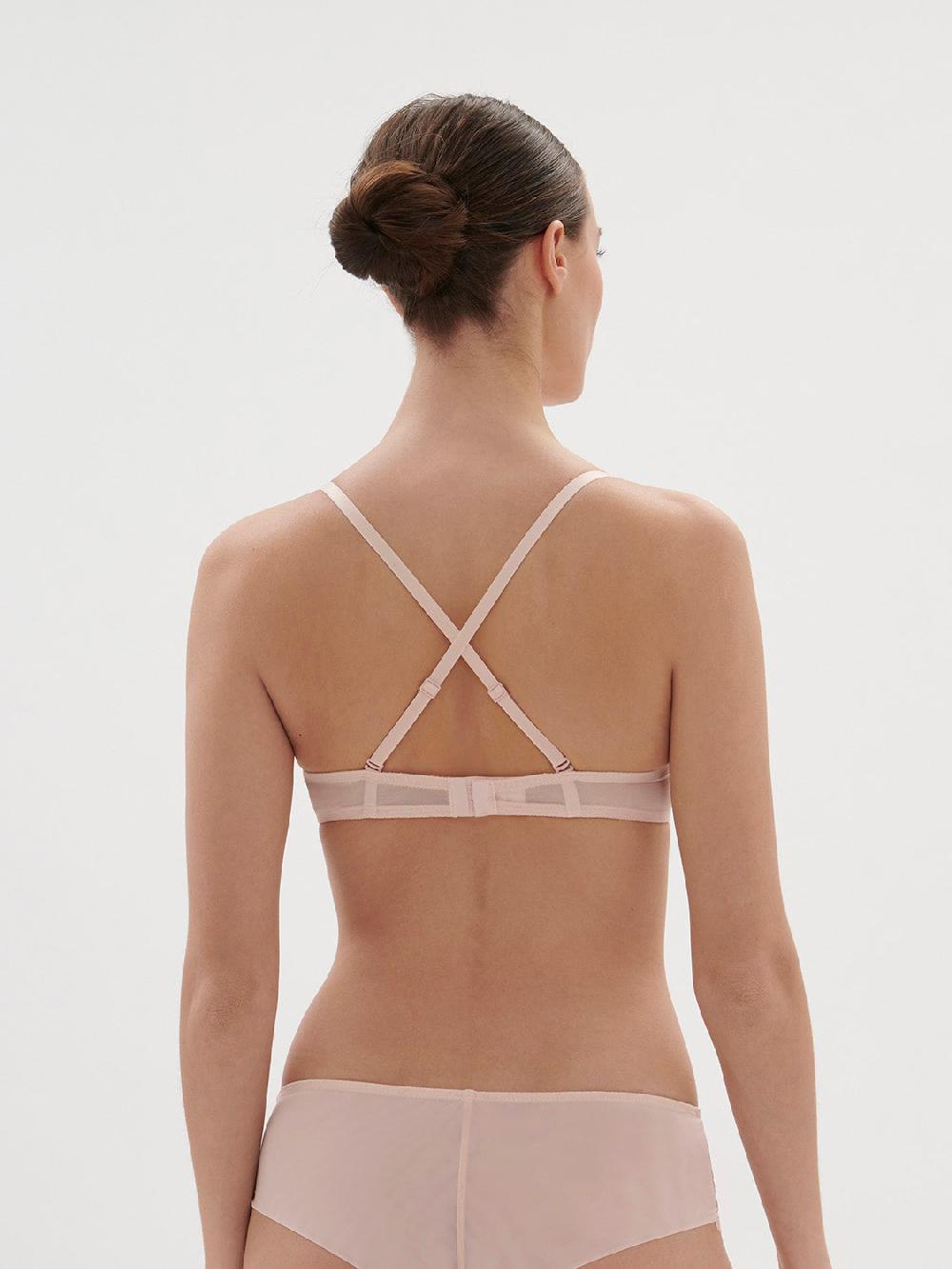 Simone Pérèle Soutien-gorge Avec Armature Décolleté Plongeant - Poudre Pétale