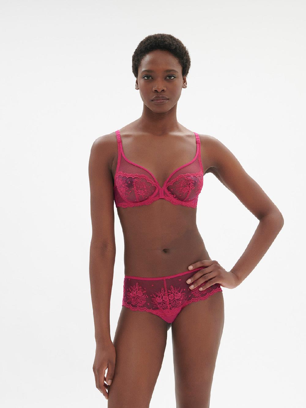 Simone Pérèle Soutien-gorge Avec Armature Décolleté Plongeant - Rose Disco