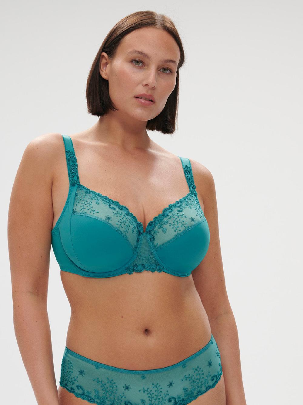 simone pérèle Soutien-gorge avec armature emboitant - Bleu Atoll