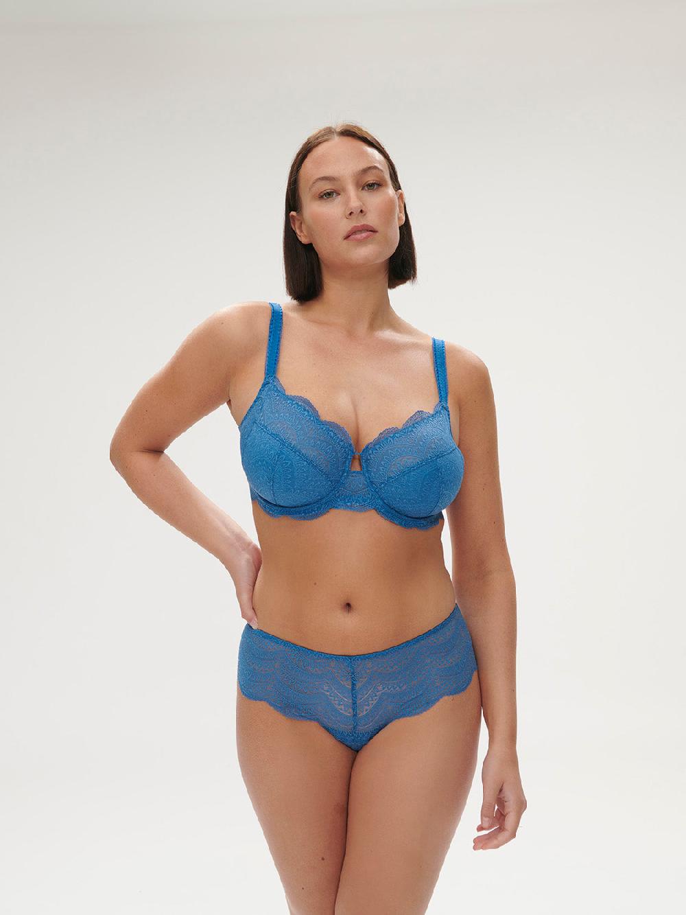 Simone Pérèle Soutien-gorge Avec Armature Emboitant - Bleu Myosotis