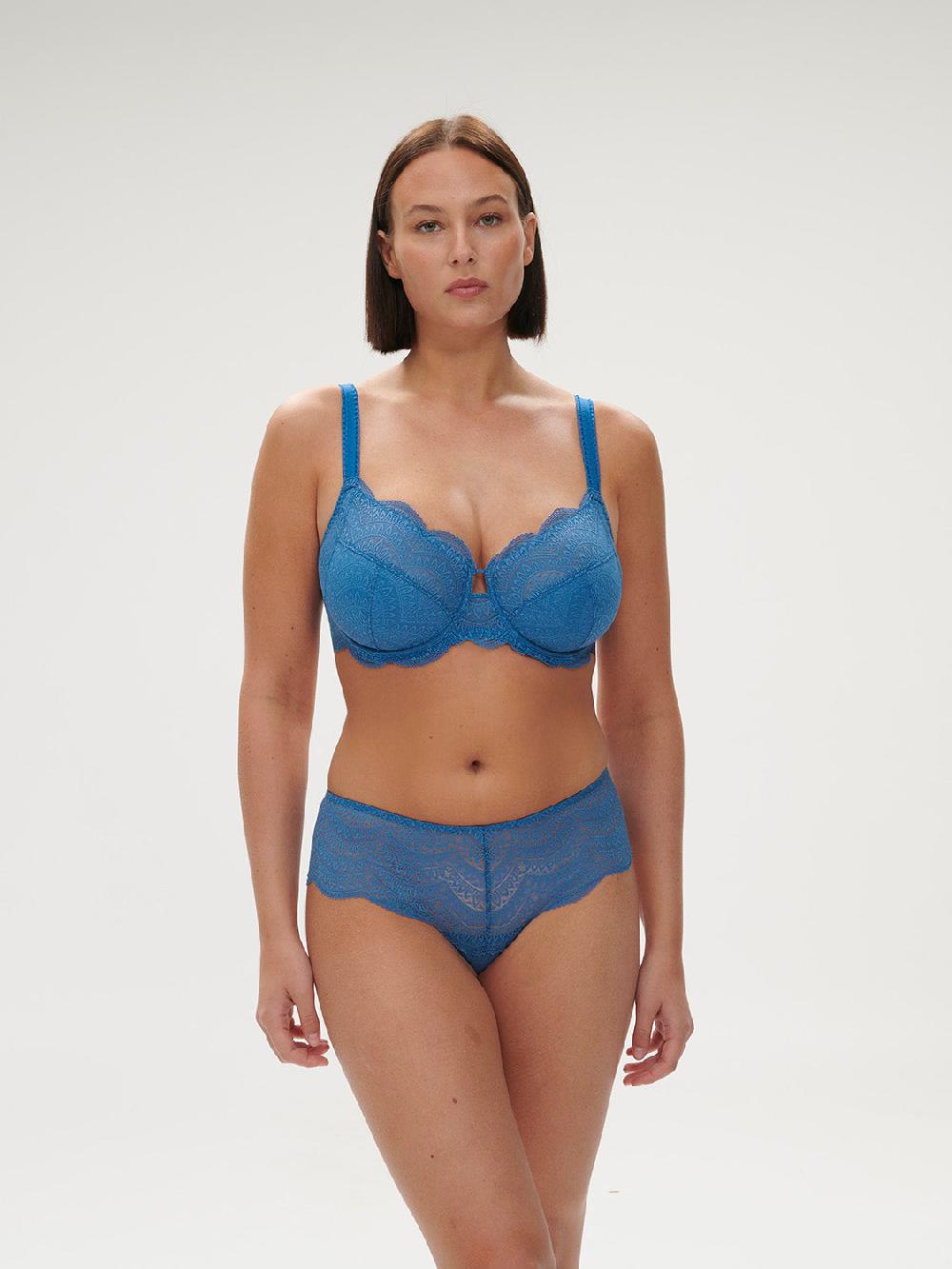Simone Pérèle Soutien-gorge Avec Armature Emboitant - Bleu Myosotis