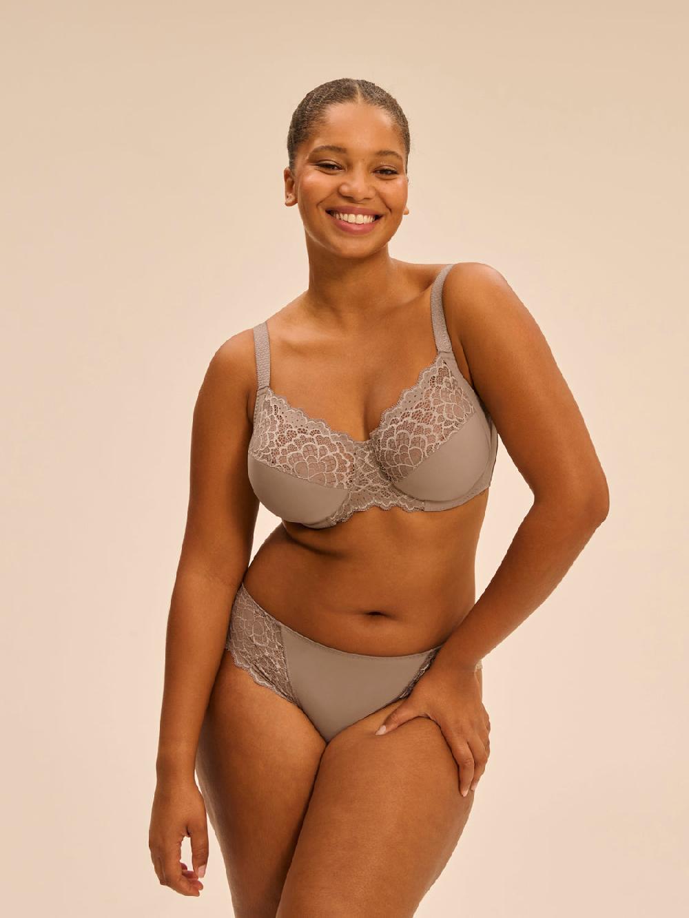 Simone Pérèle Soutien-gorge Avec Armature Emboitant - Grège