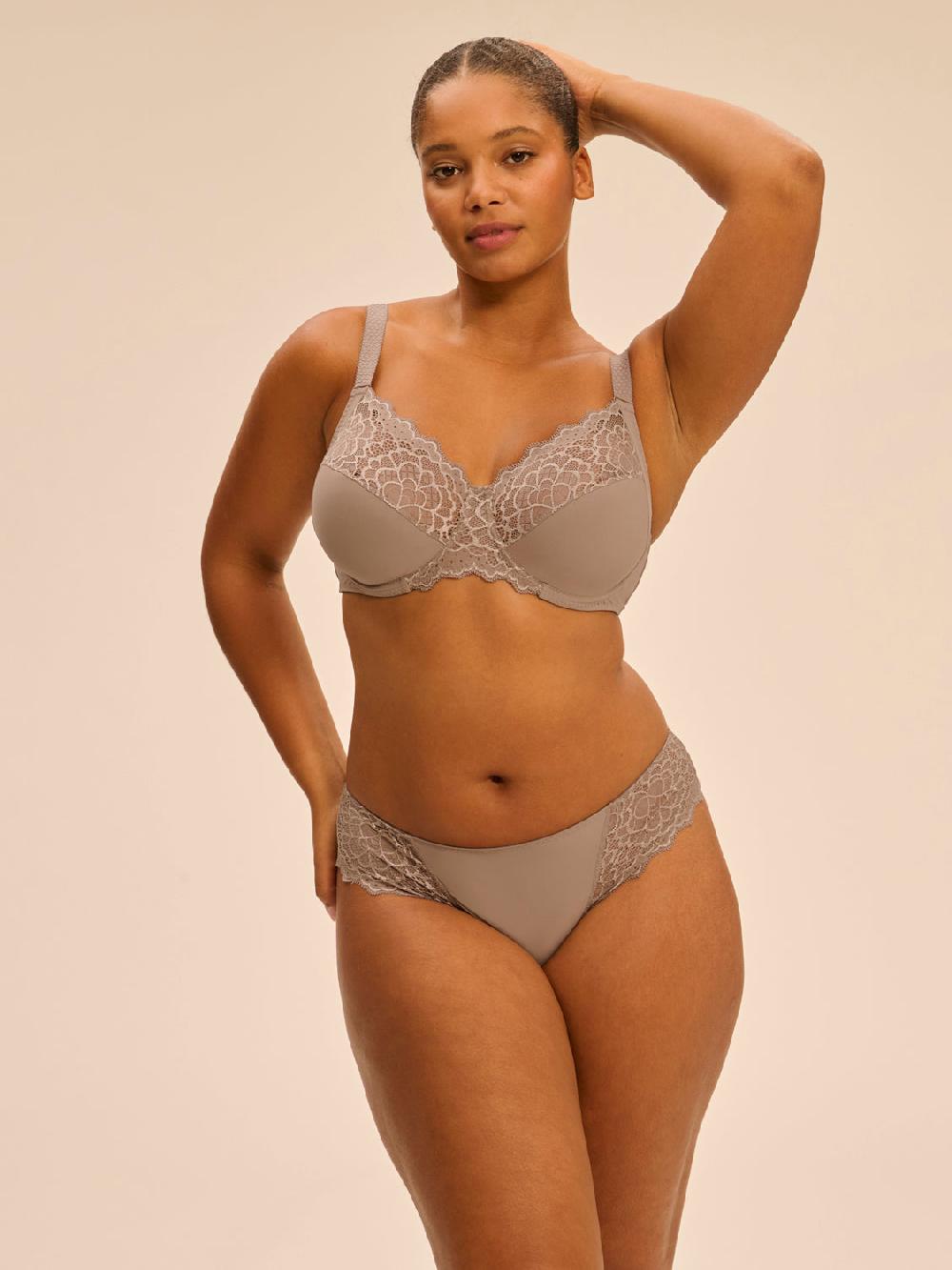 Simone Pérèle Soutien-gorge Avec Armature Emboitant - Grège