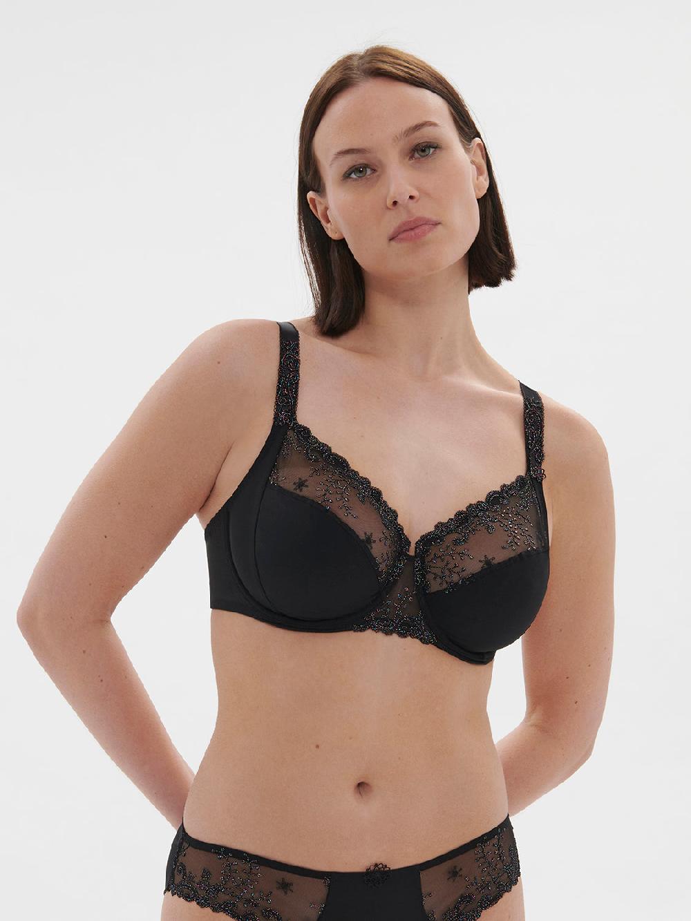 simone pérèle Soutien-gorge avec armature emboitant - Noir Gem